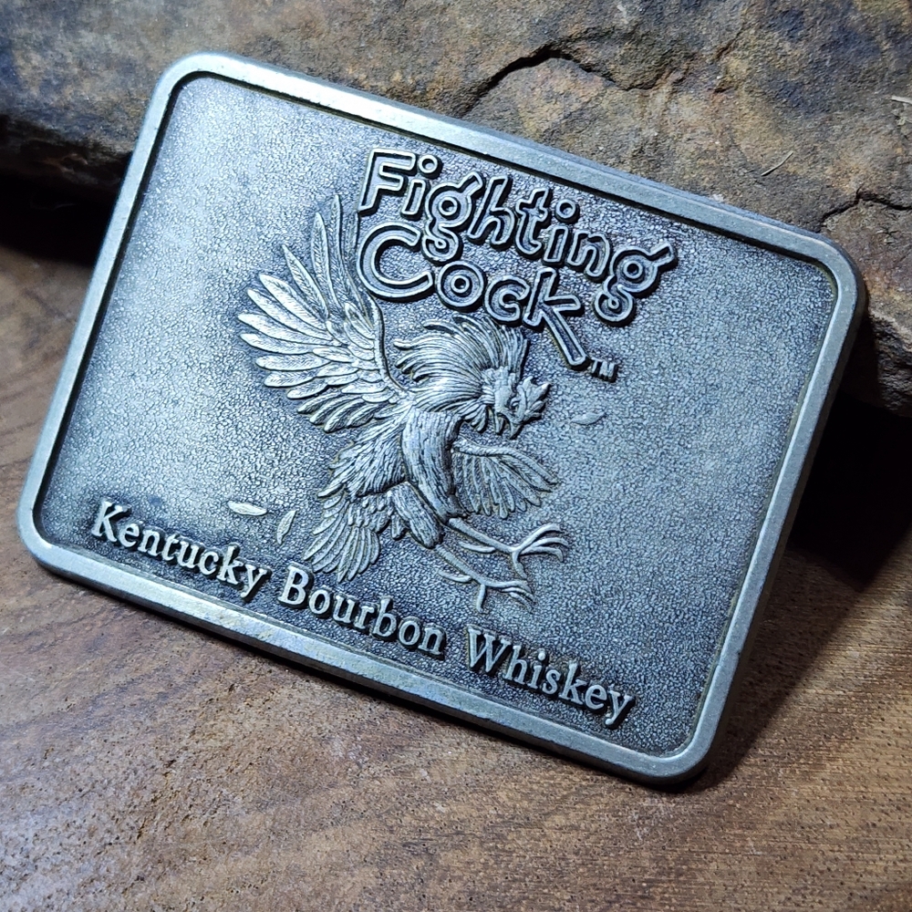 Kentucky Bourbon Whiskey Metal Belt Buckle